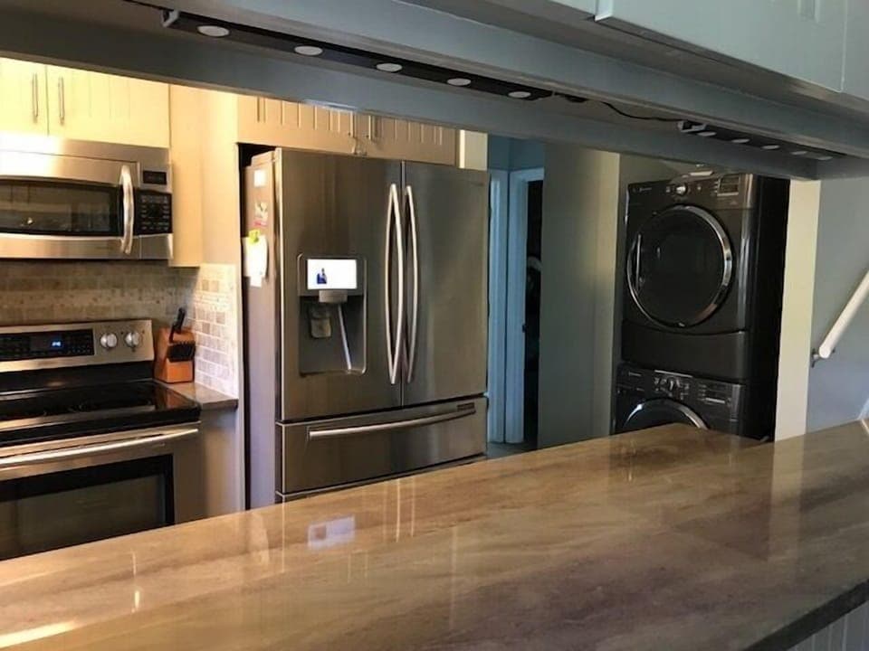 The kitchen is open to the great room.