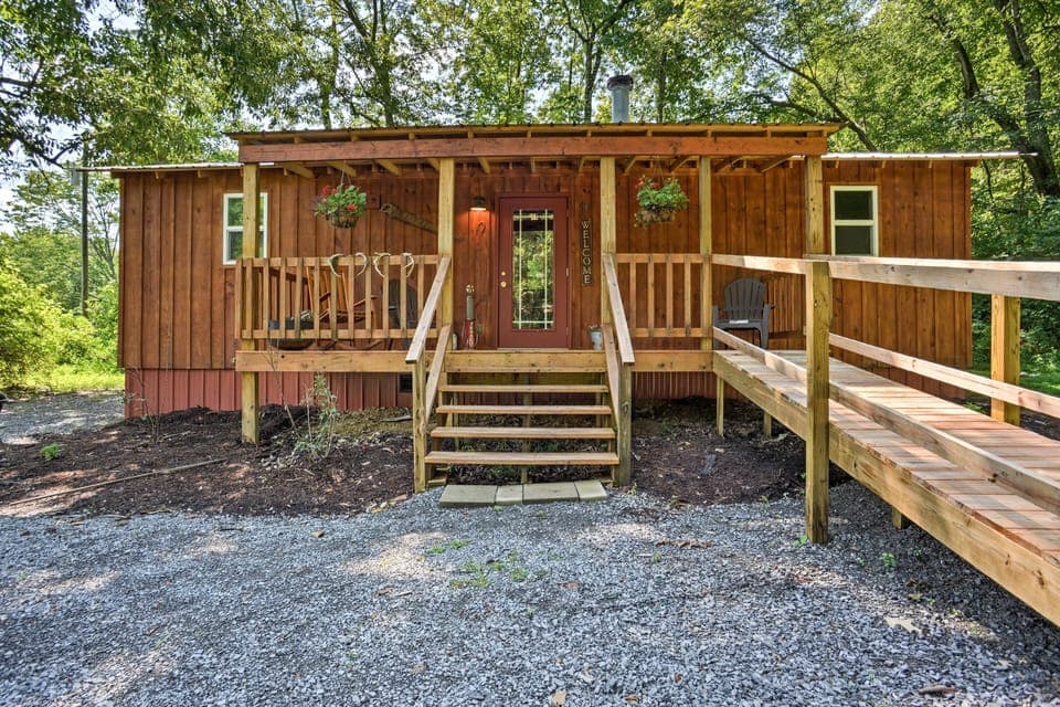 New Concord Vacation Rental | 2BR | 1BA | 1,200 Sq Ft | Steps Required