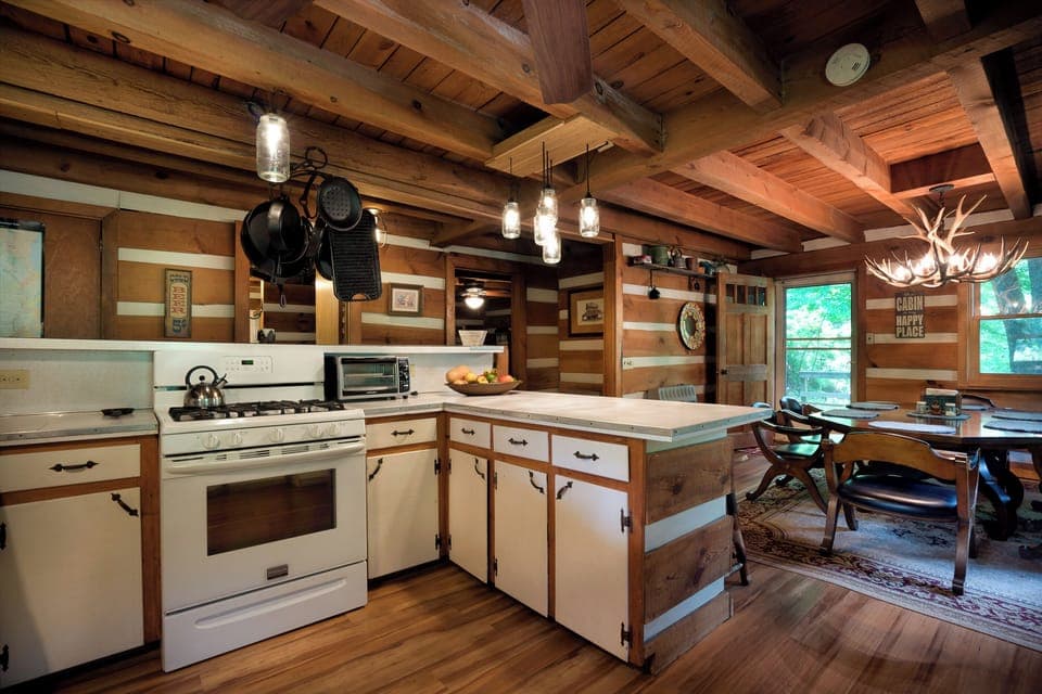 Large fully stocked kitchen