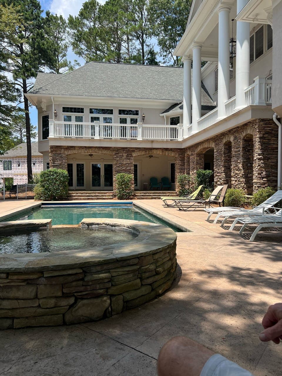 Private pool.