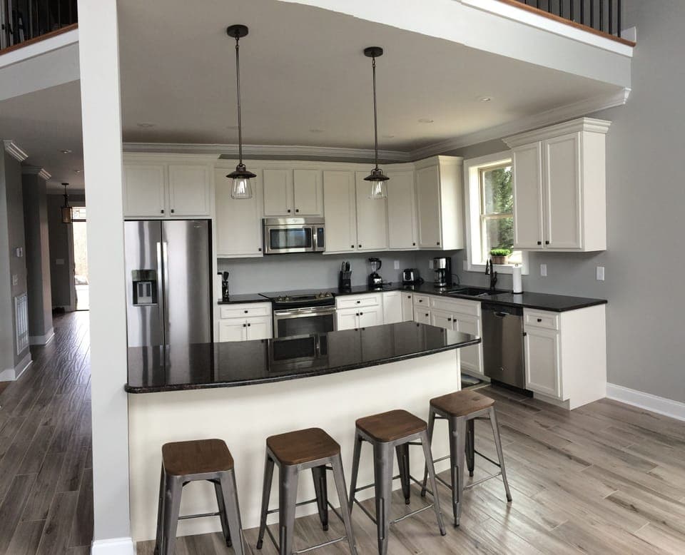 Fully stocked kitchen