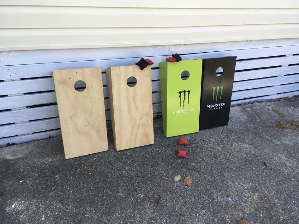Corn holes games...guest can enjoy at the beach or at the house.  (Travel size)