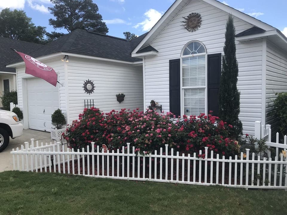 Front of house.