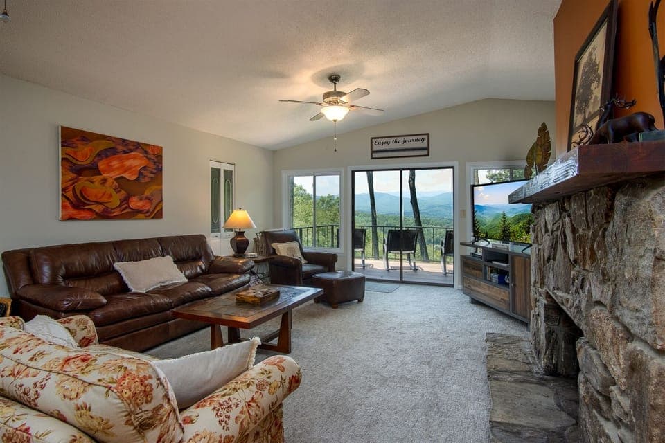 Big Mountain Views From the living room