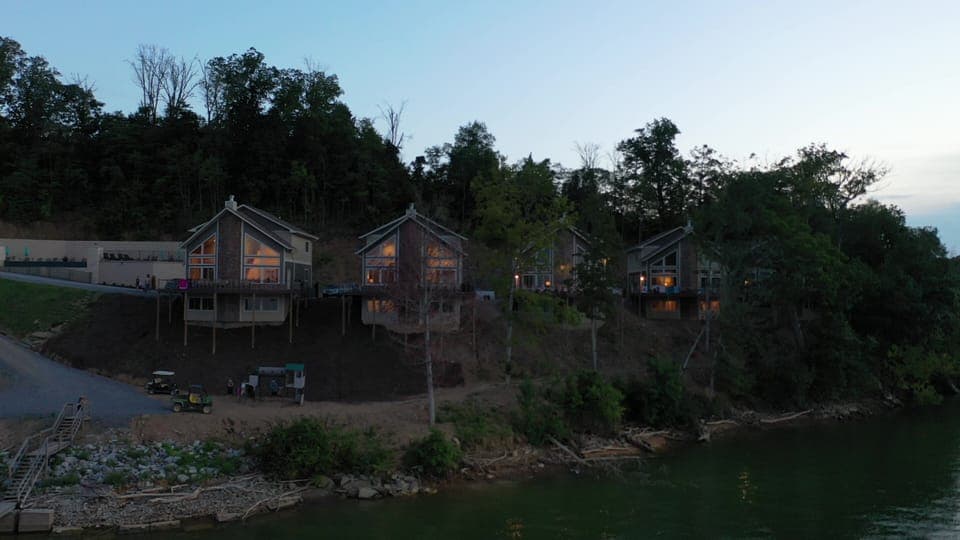 Water's Edge Villas from the front!
