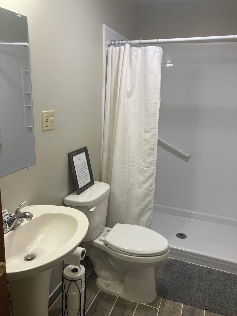 Hall bath