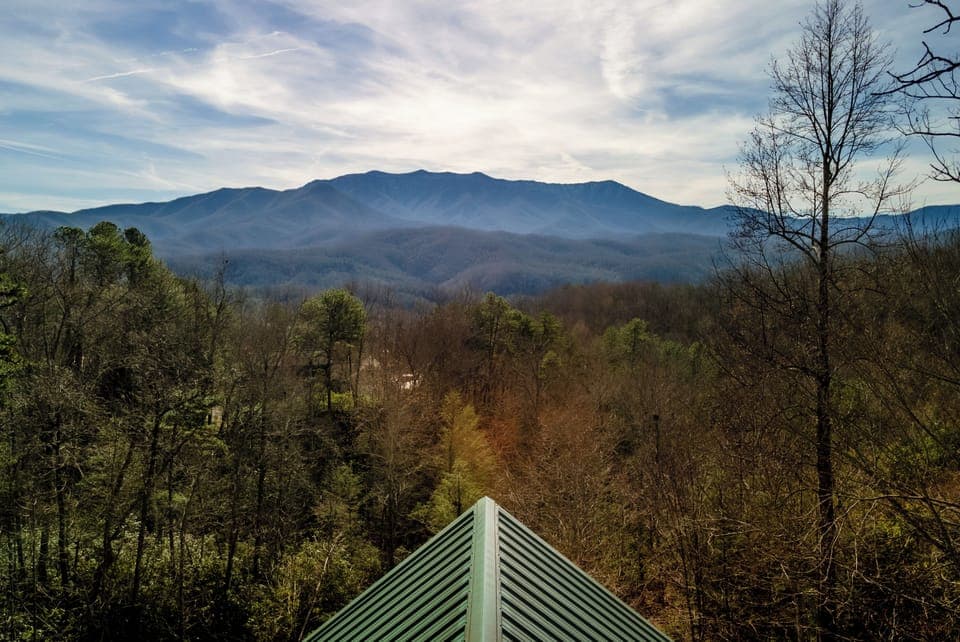 This View!!! no obstructions just all National Park and Mount LeConte