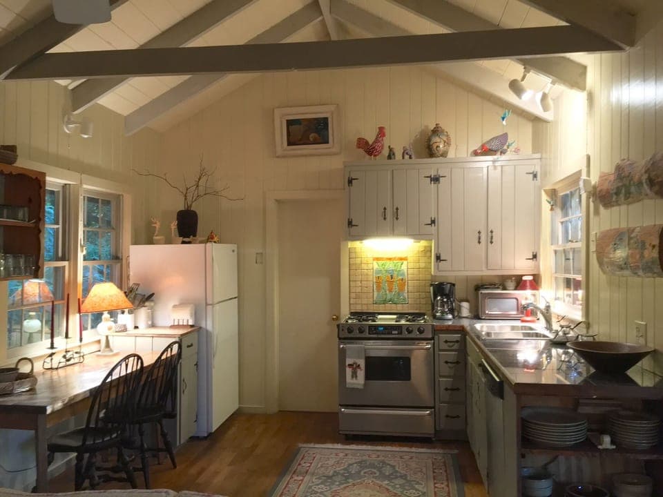 Kitchen with Additional Eating Area 