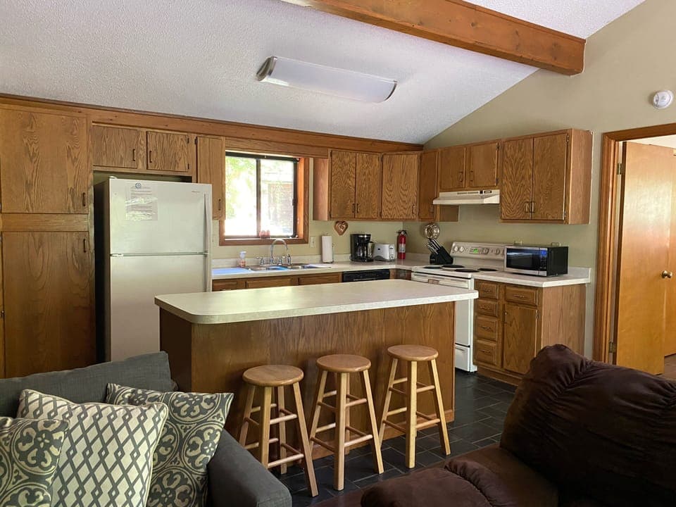 Pull up a stool to the kitchen island