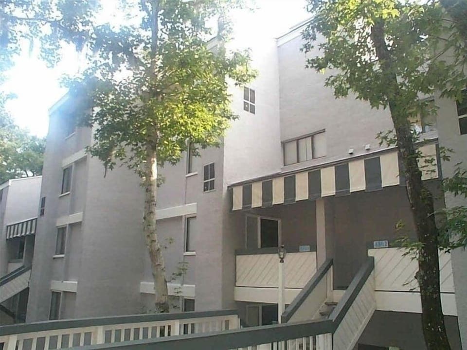 Front of condo