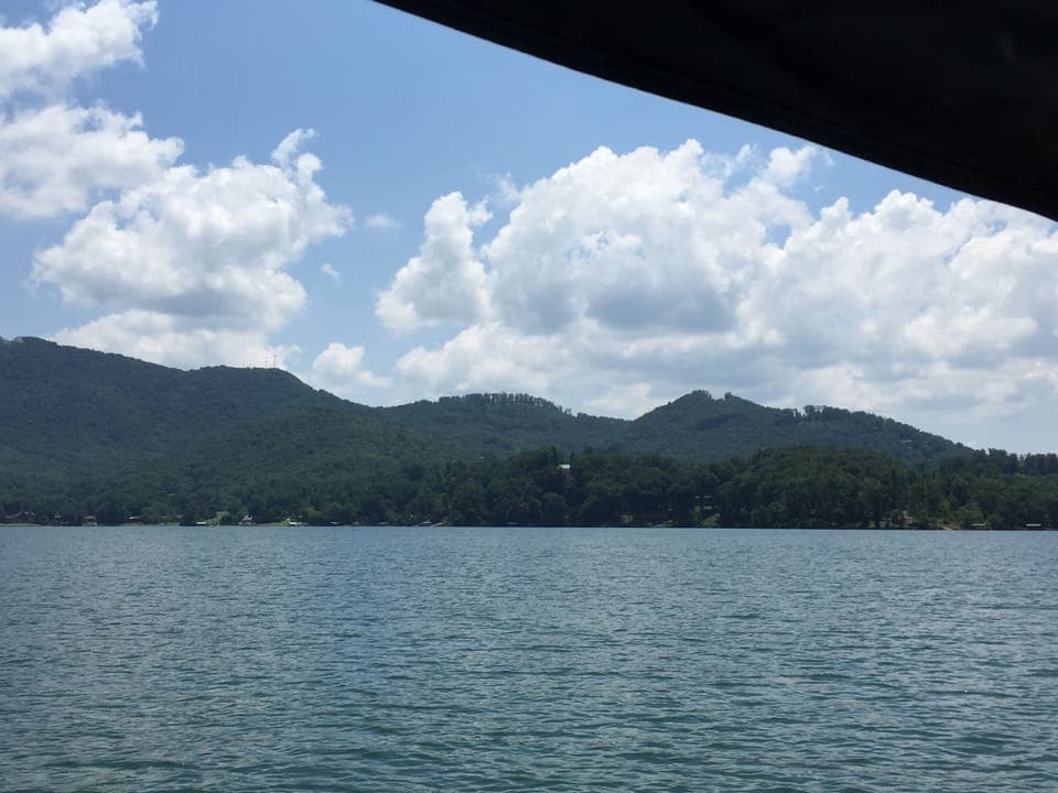 See the Sleeping Giant !  His face is on the right