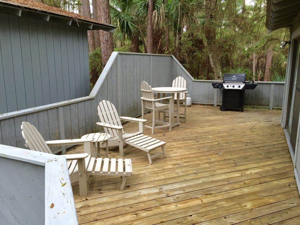 sun yourself on our deck