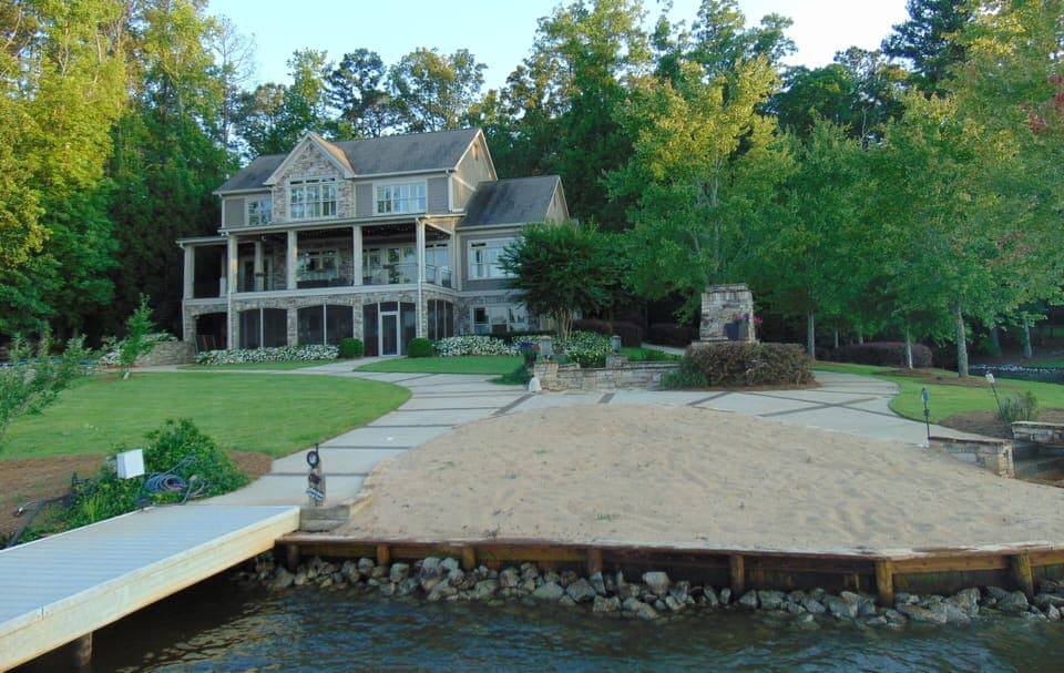 View from Dock with 300 feet of shoreline
