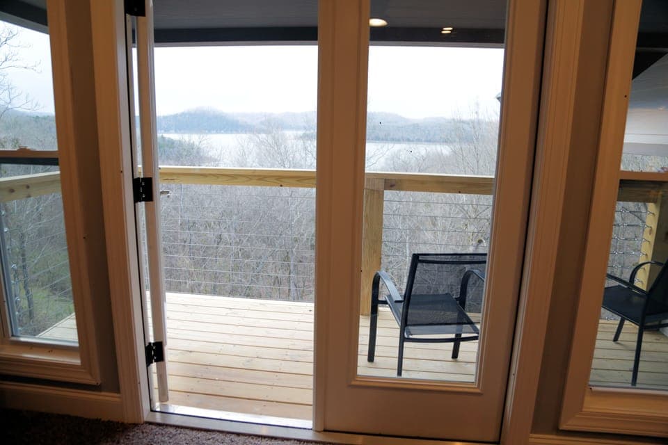 View from Master bedroom balcony.