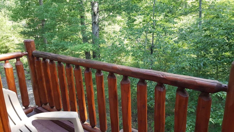 View from the loft balcony
