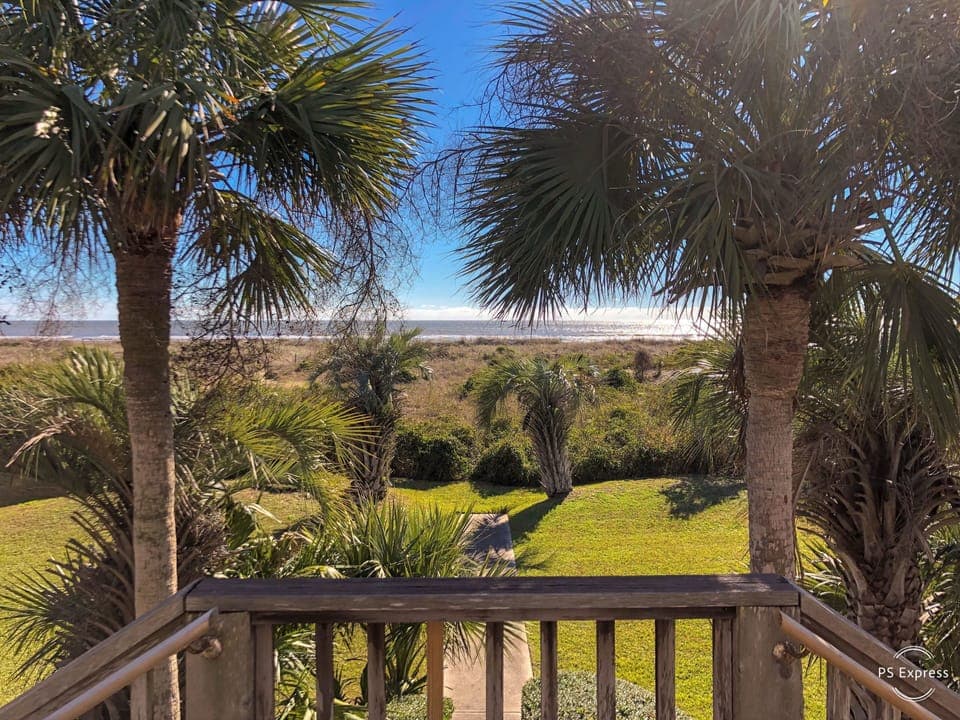 View from back deck.