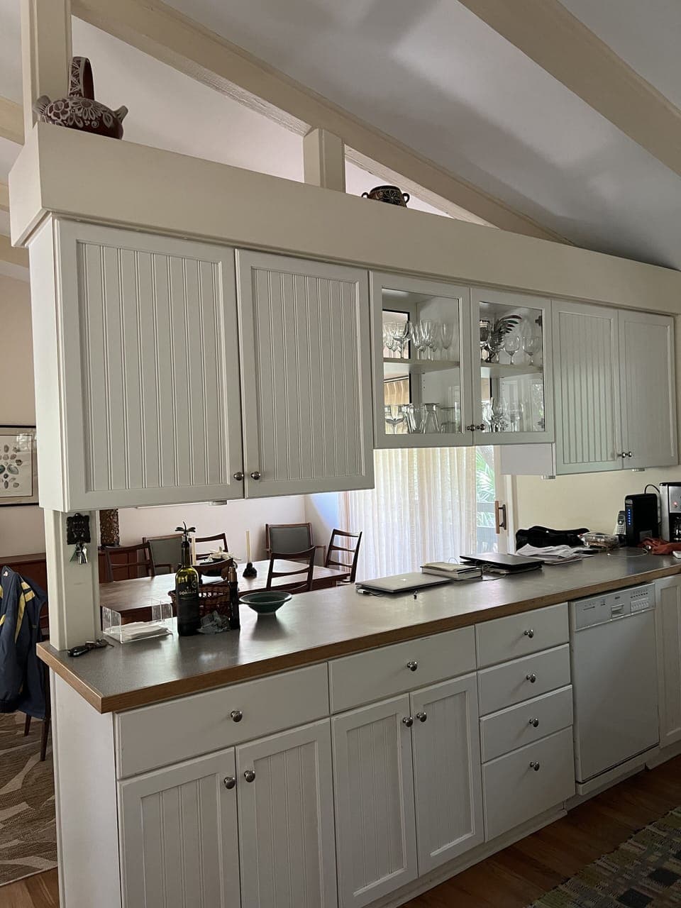 kitchen view to dining room...
