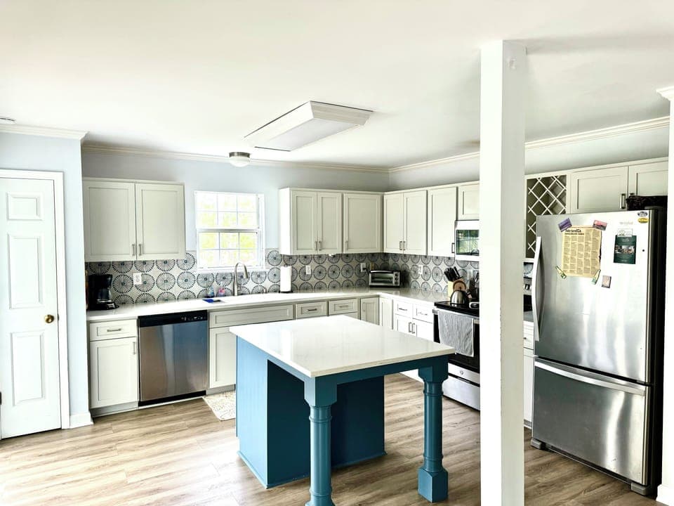Newly remodeled kitchen
