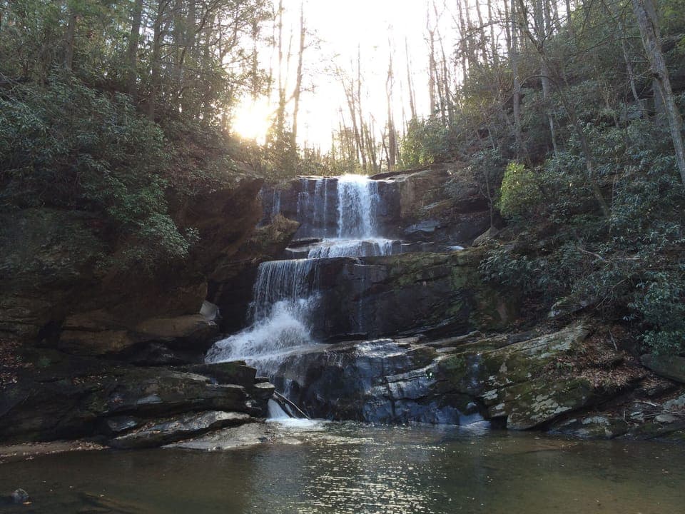 Waterfall Rappel with Green River  Adventures
