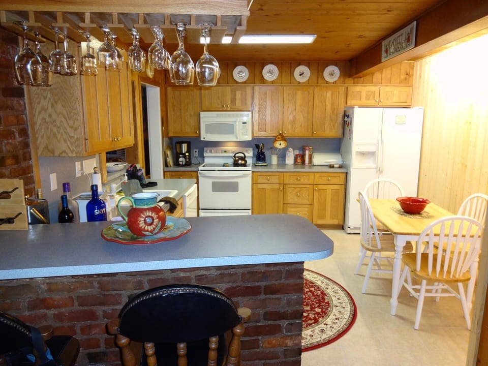 Kitchen fully stocked