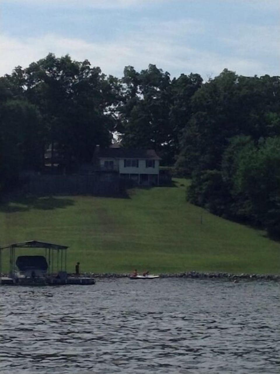 View from the lake.