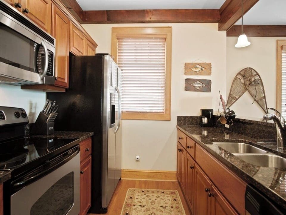 Kitchen--- Granite and Stainless Steal