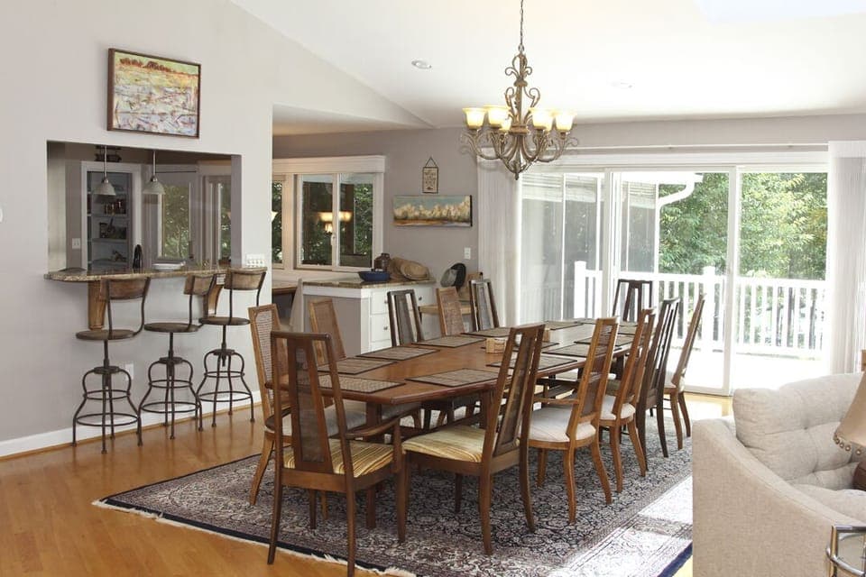 Dining in the Great room