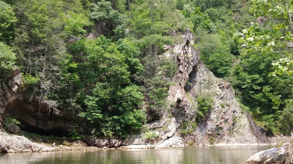 cave along Watauga River ~30 minutes from cottage