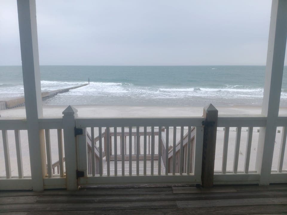 Ocean front view from porch
