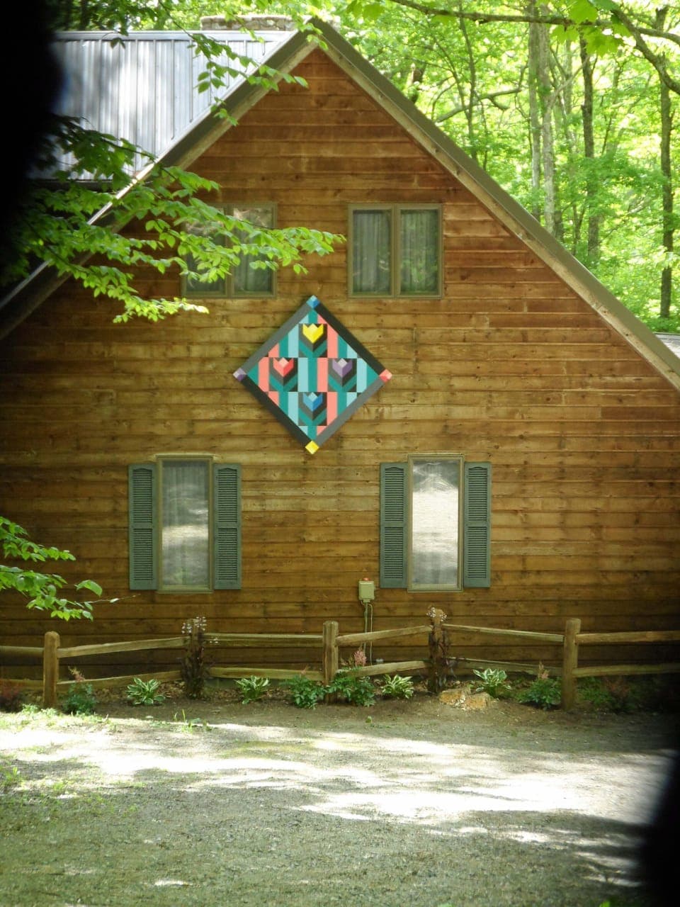 View from driveway