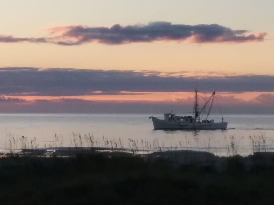 Sunrise shrimping