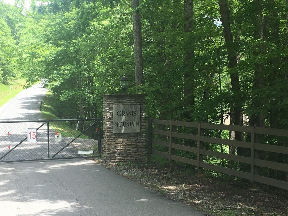 Gated entry, gate code required
