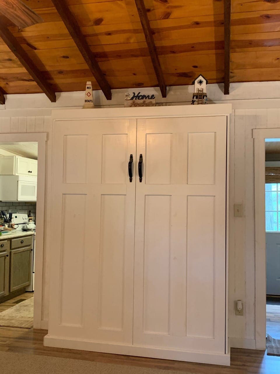 Closed Murphy bed