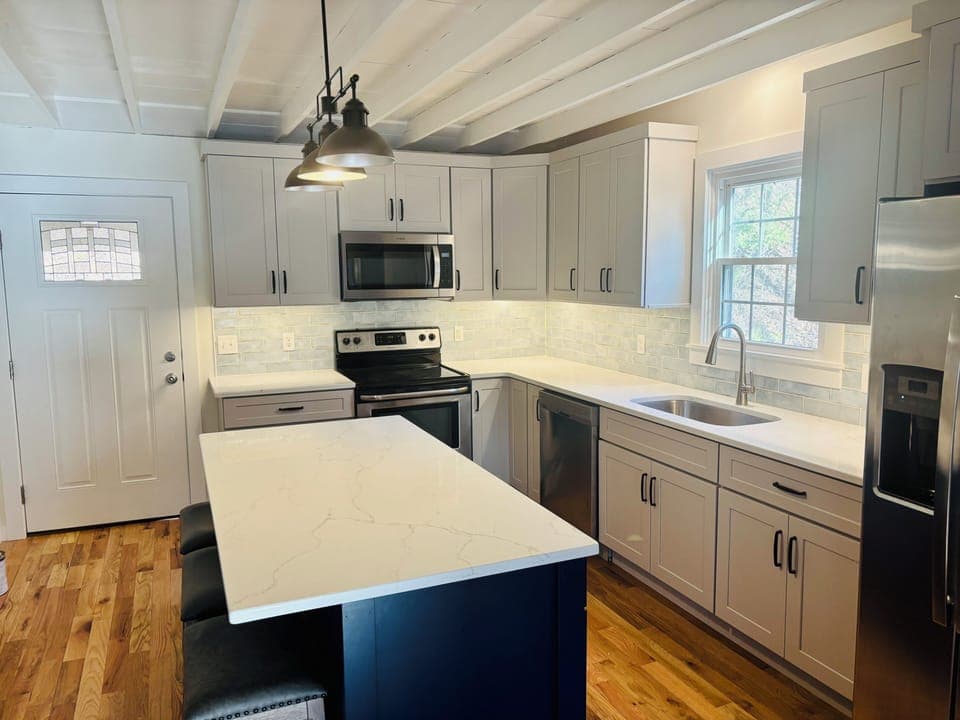 Totally new kitchen in March 2026 with Quartz countertops!