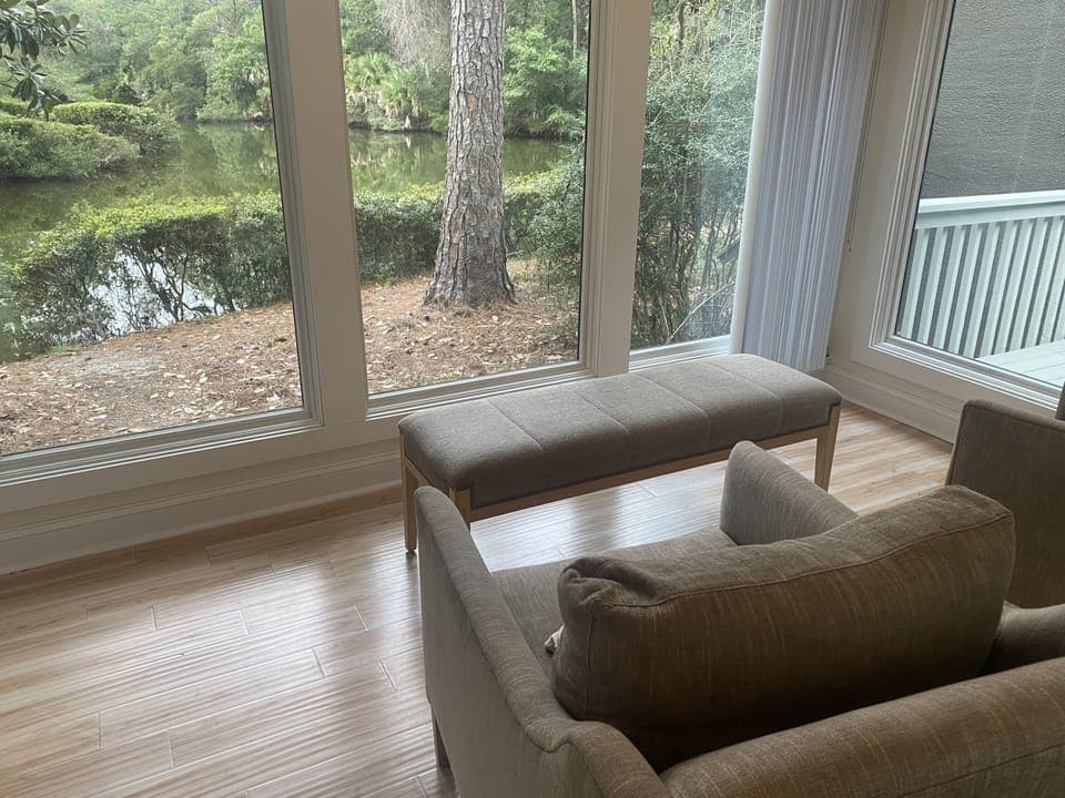 Lagoon view from sunroom 