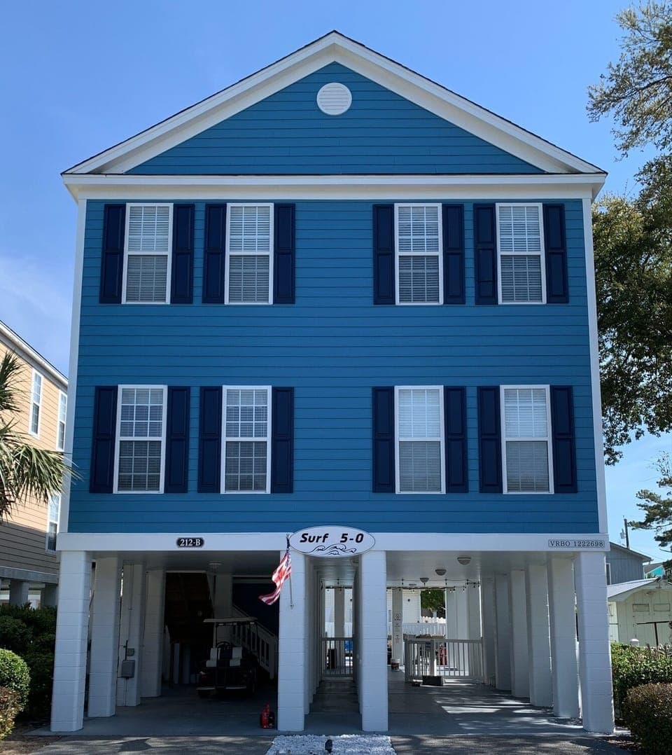 Front of house.