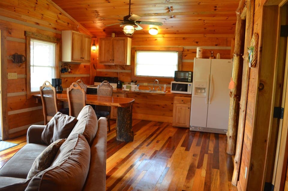 LR & Kitchen area is open for a spacious feel.