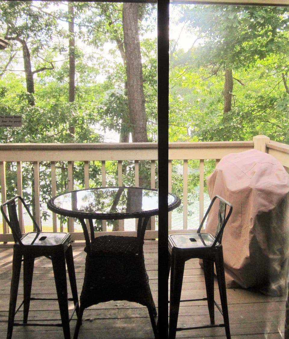 Deck with Lake View