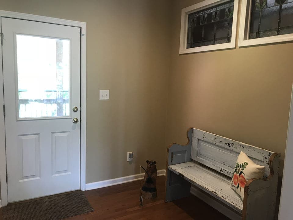 Front entry and foyer 