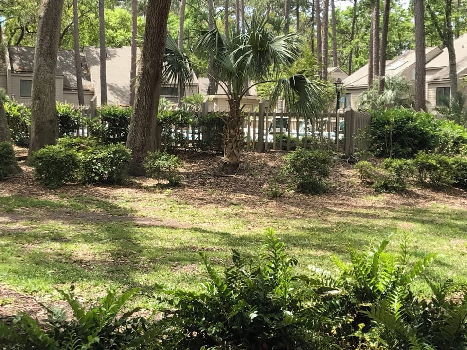 View of pool area from Villa