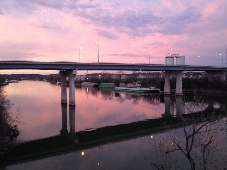Check out the beautiful view from the balcony!