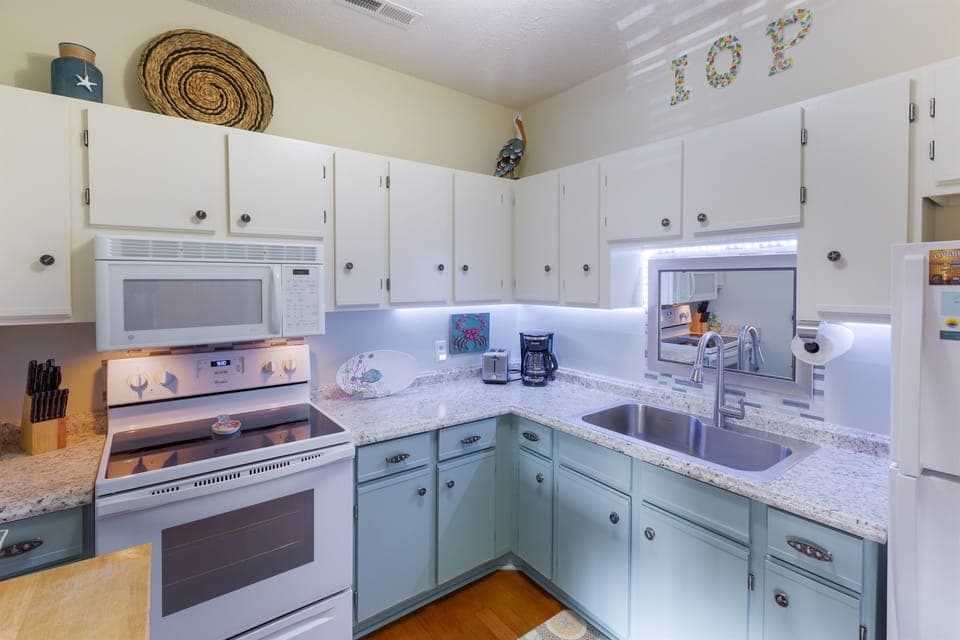 Kitchen with essentials