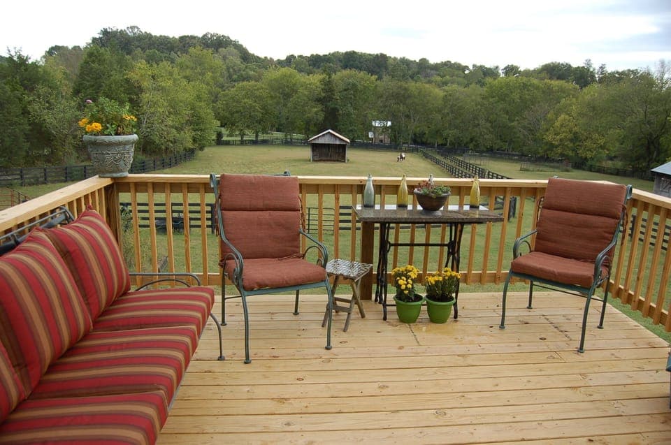 View from deck