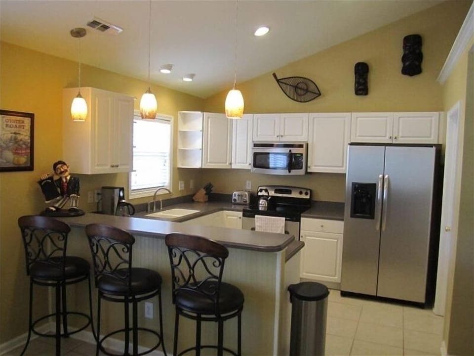 Close up of Kitchen area with All New Stainless Steel Appliances