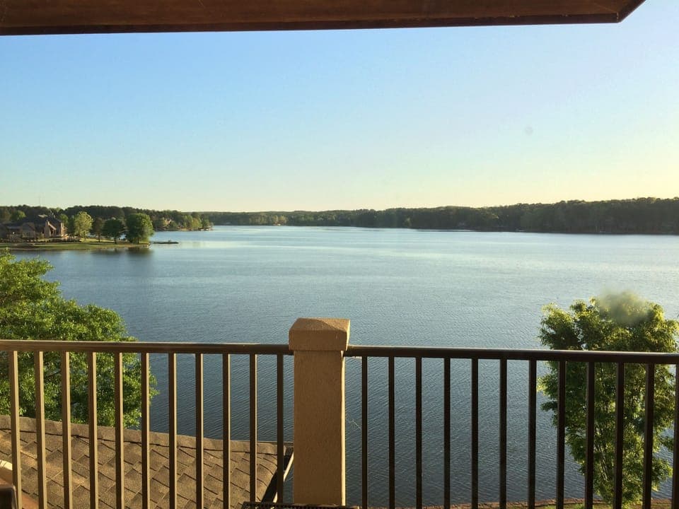 Lake view from deck