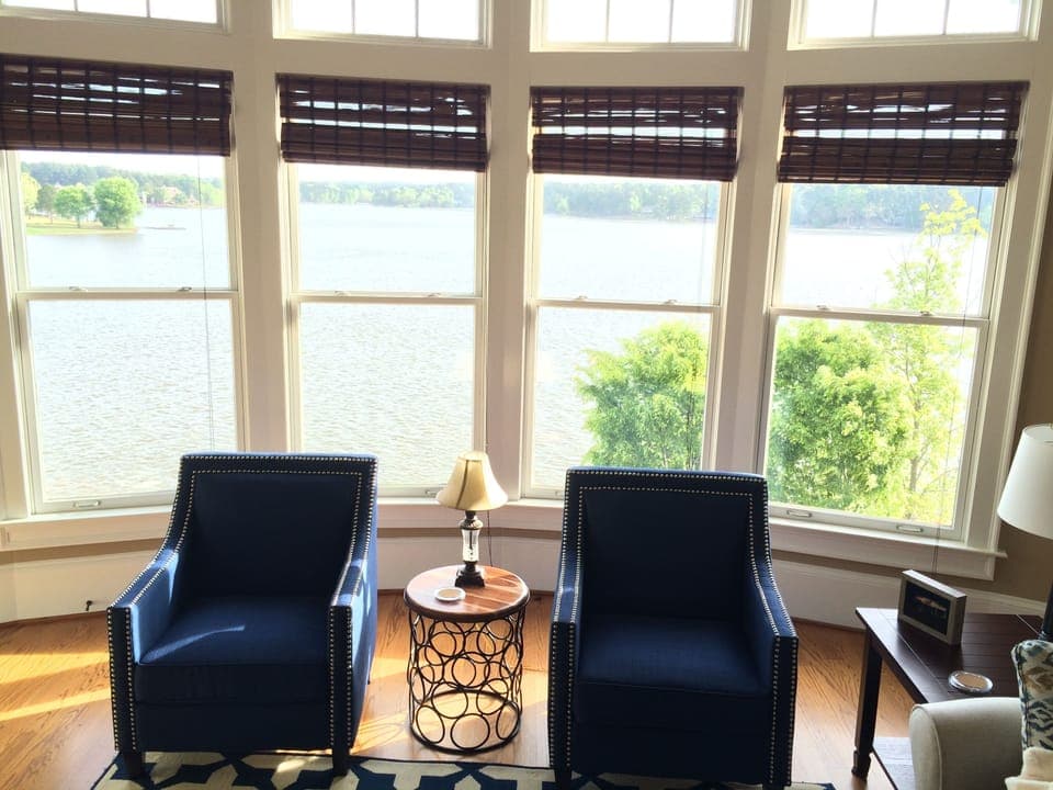 Lake view from den
