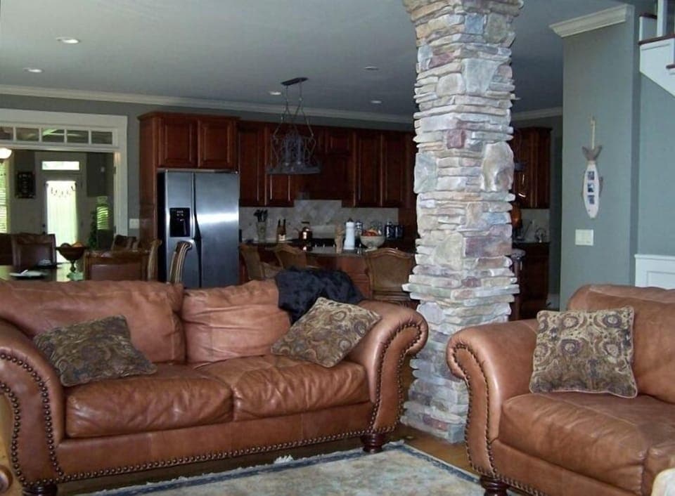 den w/ fireplace