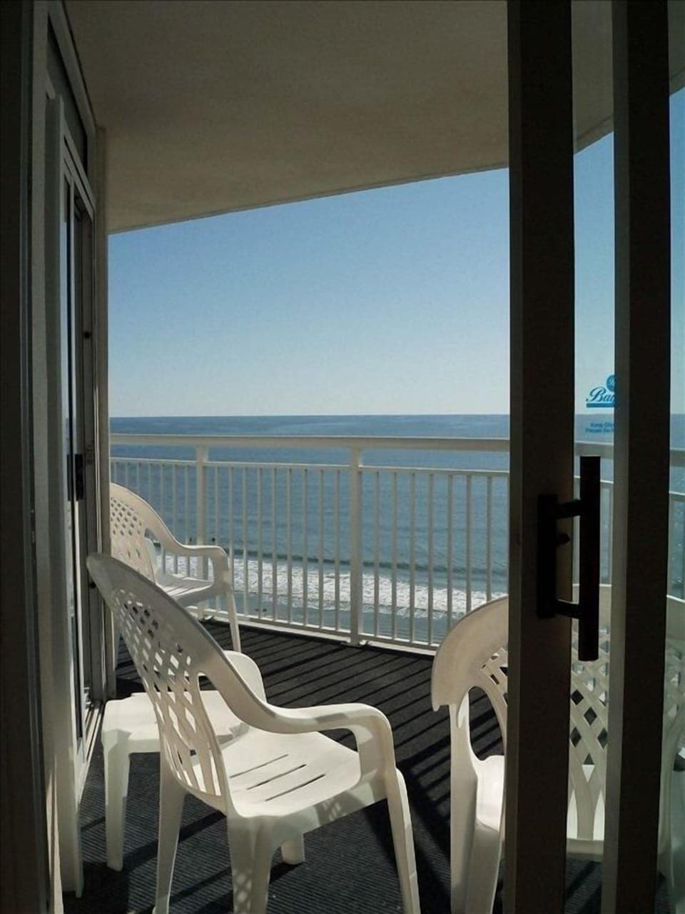 Ocean view and walkout from Master bedroom.