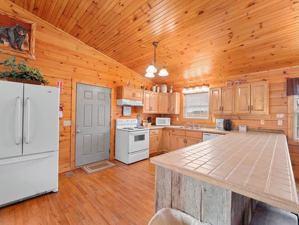 Large open kitchen