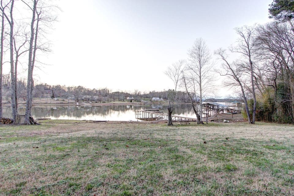 winter lake view